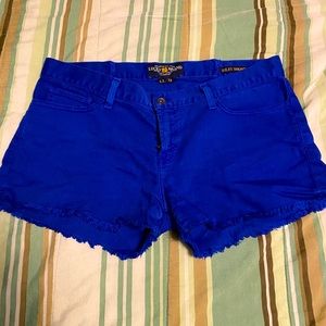 Lucky Brand Bright Blue Denim Shorts